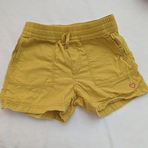 Gap kids yellow shorts
